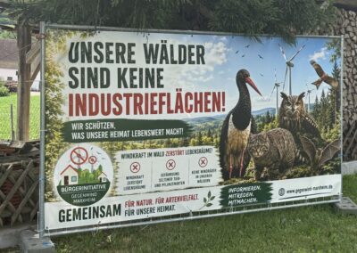 Neue Protestplakate der Bürgerinitiative Marxheim-Schweinspoint Bild 2